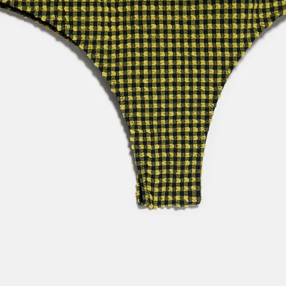 NWT Zara Gingham Swimsuit - Picture 10 of 14